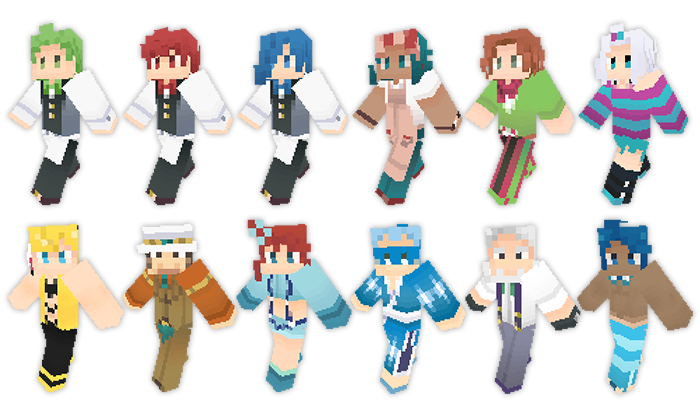 Minecraft Skins ポケットモンスターbw Bw2 Minecraft Skins ポケットモンスターbw Bw2