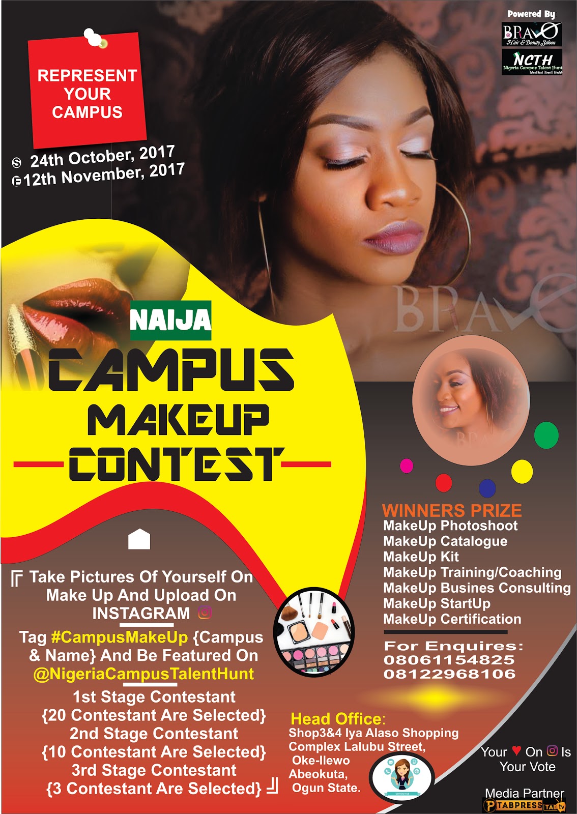 CAMPUS MAKEUP CONTEST 2017