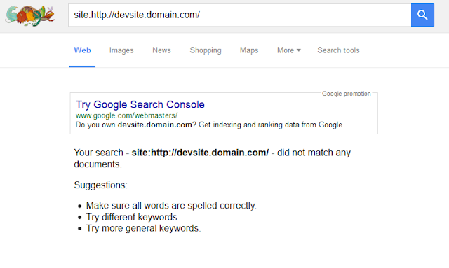 Check if a site is indexed by Google