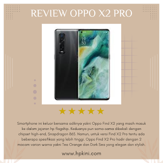 review hp oppo x2 pro