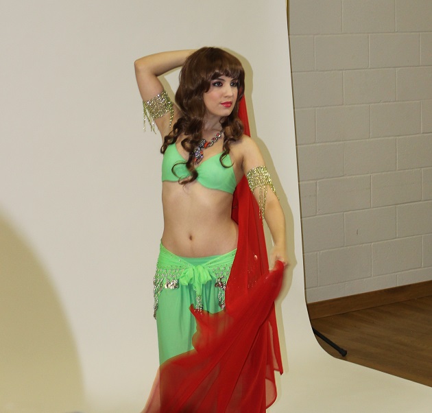 Green Belly Dance Costume