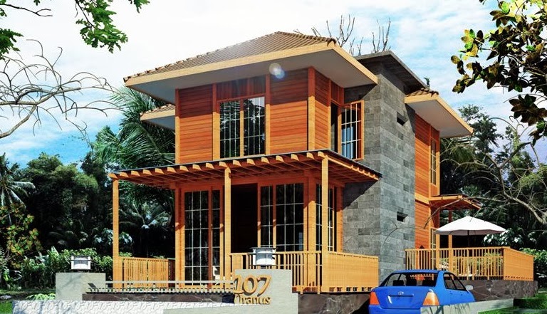  Desain  Rumah  Kayu  Ulin 2019 METRO PROPERTI BALIKPAPAN
