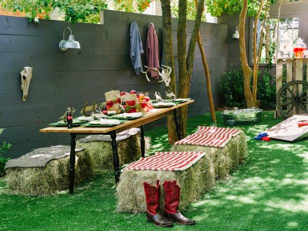 Backyard BBQ Ideas; backyard design ideas; backyard decorating ideas 