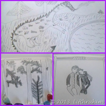 Turtlegirl Art Collage
