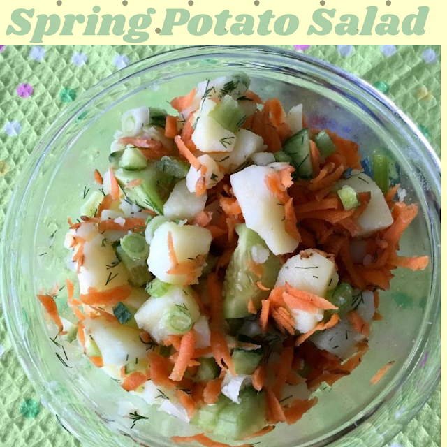 spring potato salad, passover