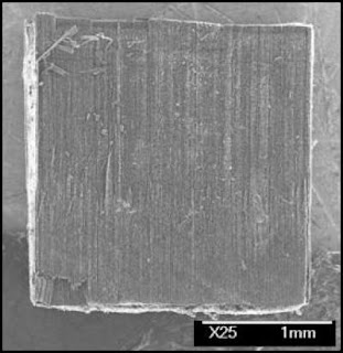 Caption: The same carbon nanotube block after being compressed more than 500,000 times. Even after this stress, there is virtually no difference in the block’s shape, mechanical integrity or electrical conductivity. This resistance to wear and tear is similar to the behavior of soft tissues such as a shoulder muscle or a stomach wall. Credit: Rensselaer/Victor Pushparaj, Usage Restrictions: please run photo credit.