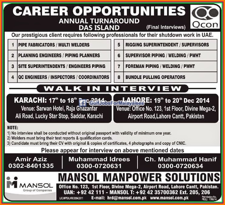 Job Opportunities for QCON UAE