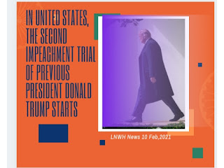 Trump Impeachment,accused of inducing insurgence in a discourse to allies in front of the dangerous mob at the US Capitol on sixth of January