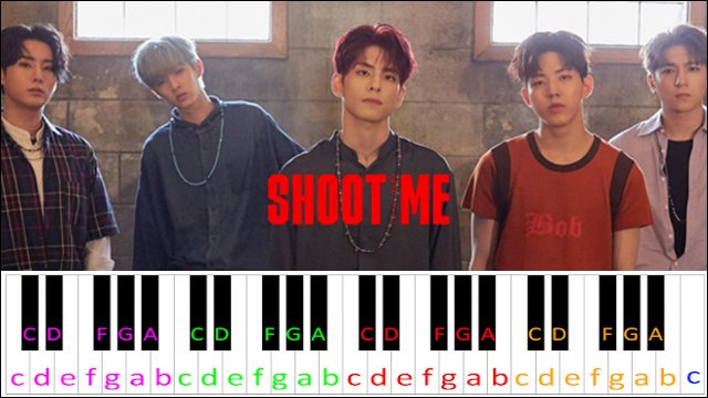 Shoot Me by DAY6 Piano / Keyboard Easy Letter Notes for Beginners