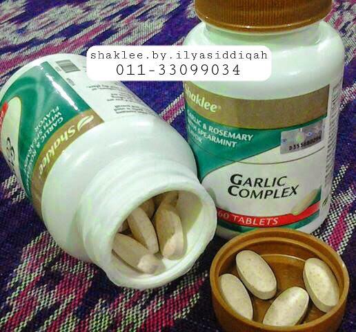 Ilyasiddiqah: GARLIC COMPLEX SHAKLEE : KEBAIKAN, KELEBIHAN 