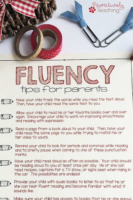 Parent Guide to Fluency in the Primary Grades