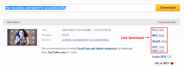 Download Video YouTube Mudah