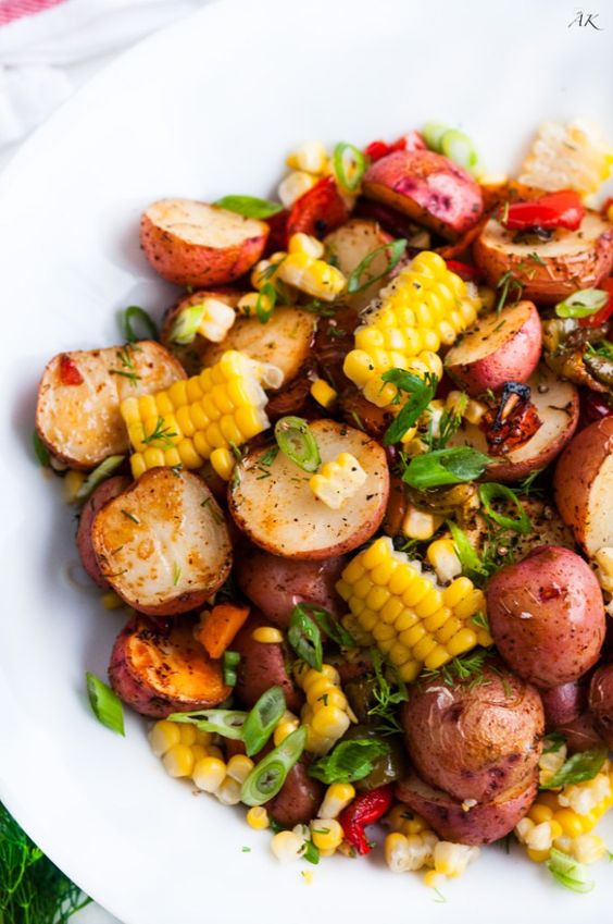 Vegan and Gluten-free Southwest Roasted Potato Salad Recipe