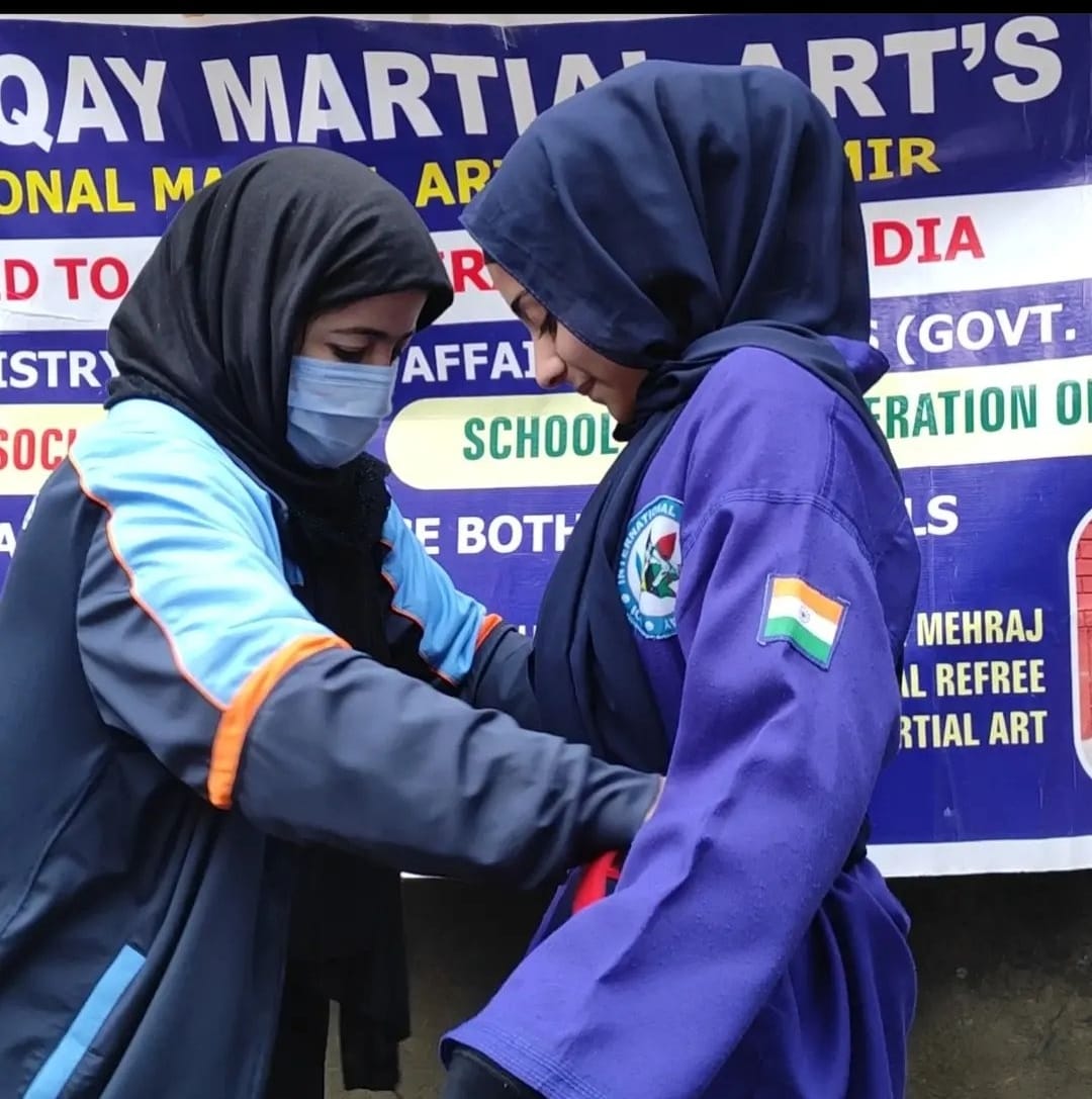 Najm Bilal A 15 years old girl from J&K is making waves in Sqay Martial Arts