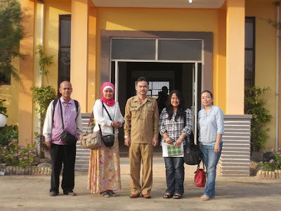 Tiga Hari Empat Tim Lakukan Monev Survey Sekolah AIBEP 2014 Di Melawi