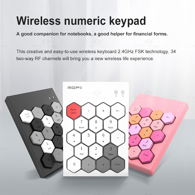 Mofii Wireless Rechargeable Numeric Keyboard