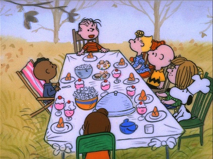 "A Charlie Brown Thanksgiving" is one of Da-da's favorite animated pieces, 