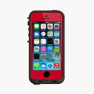 Lifeproof iPhone 5S Fre Case-Red/Black - Carrying Case - Retail Packaging - Red/Black