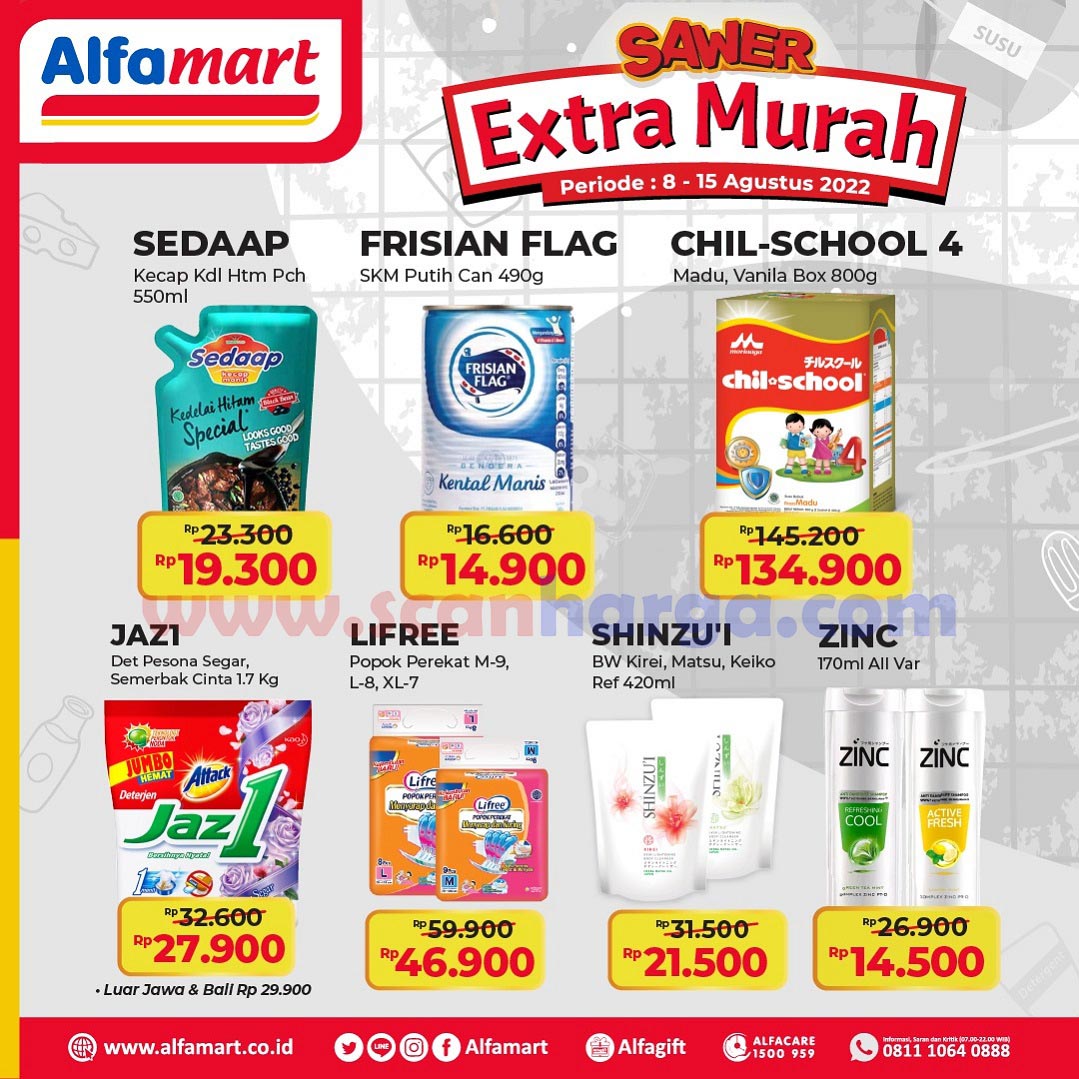 Promo Sawer Alfamart Terbaru 8 - 15 Agustus 2022