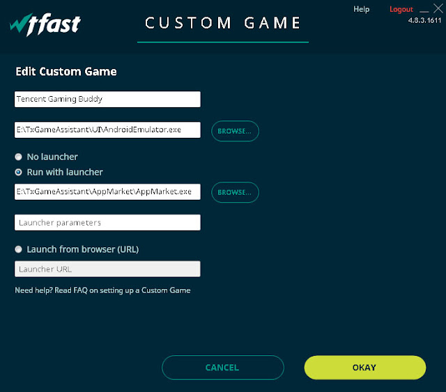 Add Custom Game