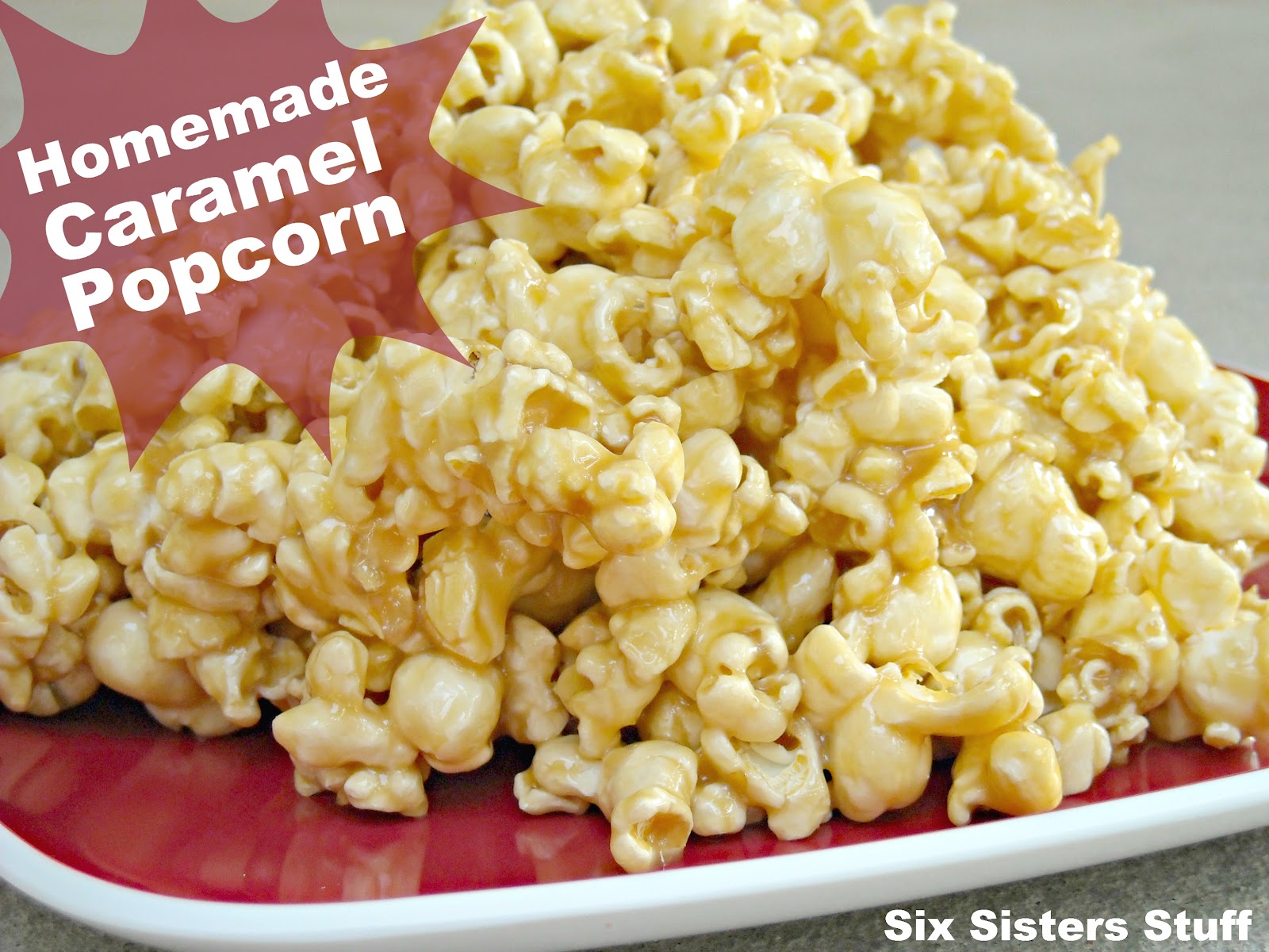 Homemade Caramel Popcorn Recipe: