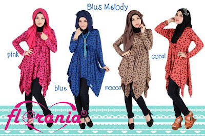 BLUS WANITA MODERN - BLUS MELODY FLORANIA