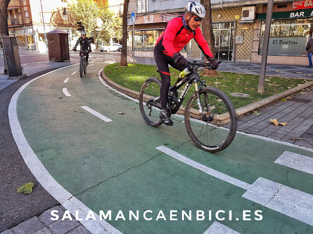 salamanca en bici, salamancaenbici, carril bici salamanca