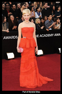 Oscars 2012 Michelle Williams in Louis Vuitton