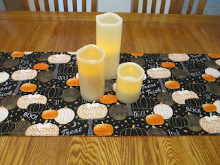 Halloween Pumpkins Table Runner