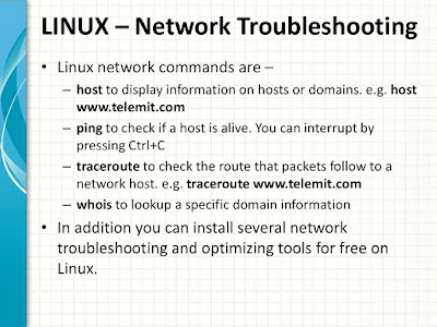 Basic Linux Networking commands