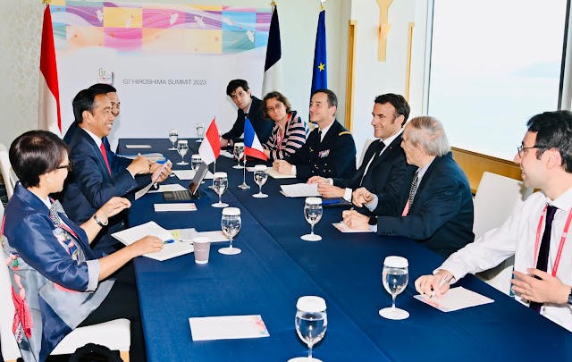 Bertemu Presiden Macron, Presiden Jokowi Fokus Bahas 4 Hal