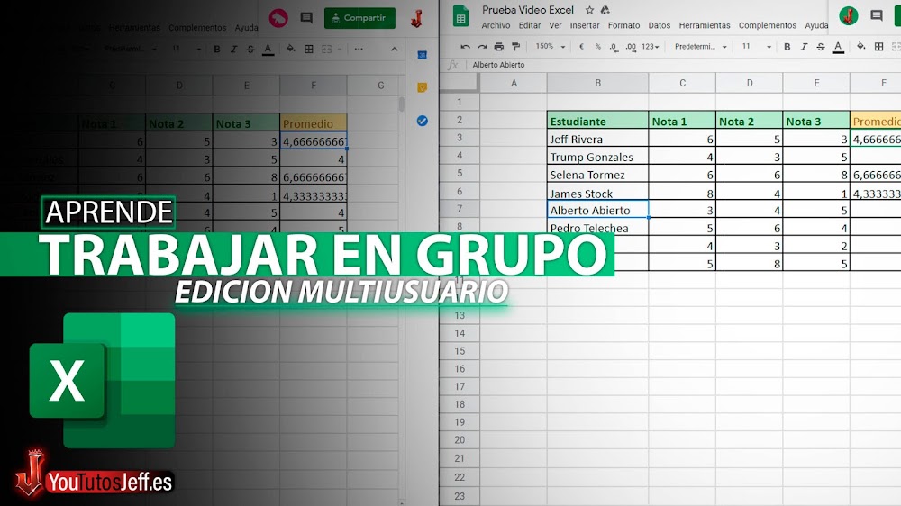 Como Trabajar en Grupo en Excel desde tu Casa, Edición MultiUsuario