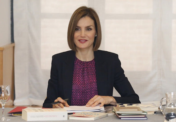 Queen Letizia of Spain attended the annual meeting of Students Residence (Residencia de Estudiantes)