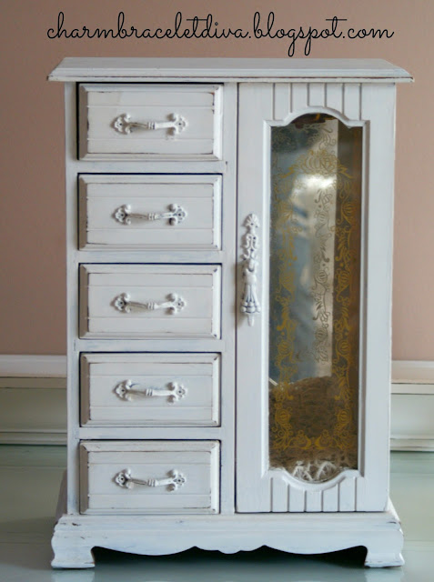 shabby chic jewelry storage