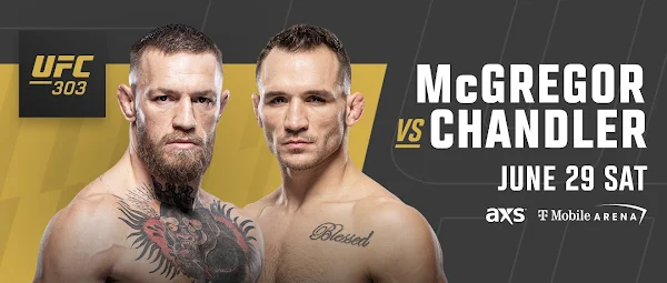 UFC 303 june 2024 mcgregor vs chandler
