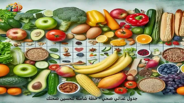 جدول غذائي صحي