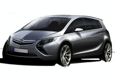 New details about the Opel Zafira 2012