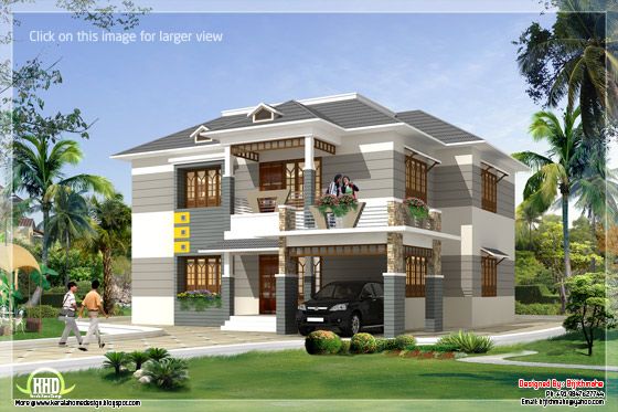 2700 sq.feet Kerala style home plan and elevation - Kerala home ...