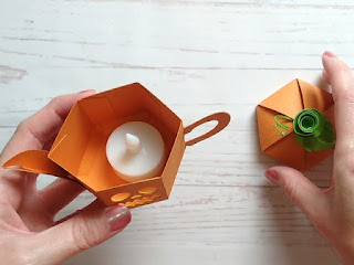 Pumpkin Teapot Box by Esselle Crafts