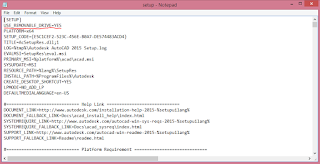 Permasalahan saat install autocad 2015 - insert a disk
