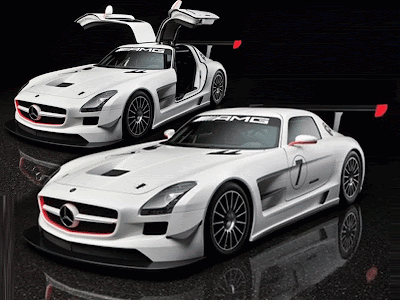 Mercedes Sls Amg Gt3. The Mercedes SLS AMG GT3 is