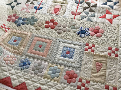 My Happiness is Home Sweet Home' quilt , made by Karen