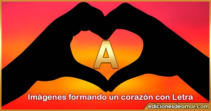 Imágenes de manos formando corazón 