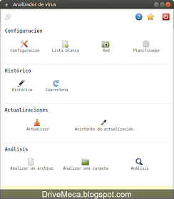 DriveMeca instalando ClamAV y usandolo en Linux paso a paso