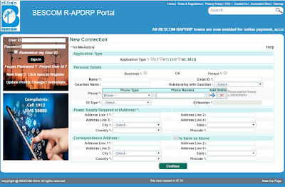 New Electricity Connection Online in Bengaluru
