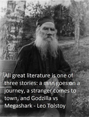 Meme de humor sobre Tolstoi