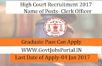 HP High Court Recruitment for 44 Clerk Officer Posts 2016-17