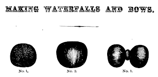 "Making a Waterfall" from Mark Campbell's 1867 "The Self-Instructor in Hairwork"