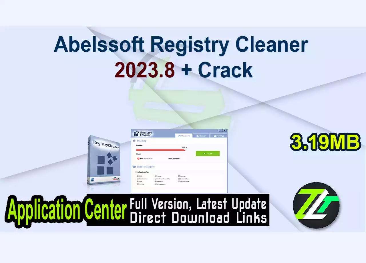 Abelssoft Registry Cleaner 2023.8 + Crack