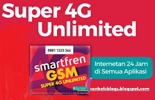 Daftar Harga Paket Super 4G Unlimited Plan Smartfren Terbaru